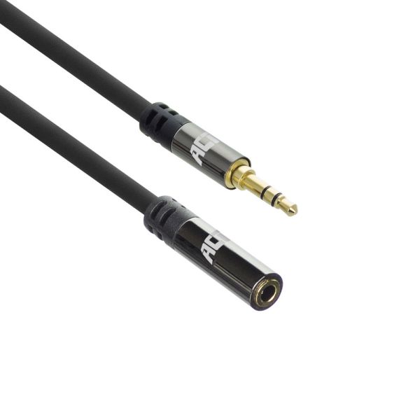 ACT AC3617 audio kabel 5 m 3.5mm Zwart (AC3617) ACT AC3617 audio kabel 5 m 3.5mm Zwart (AC3617)