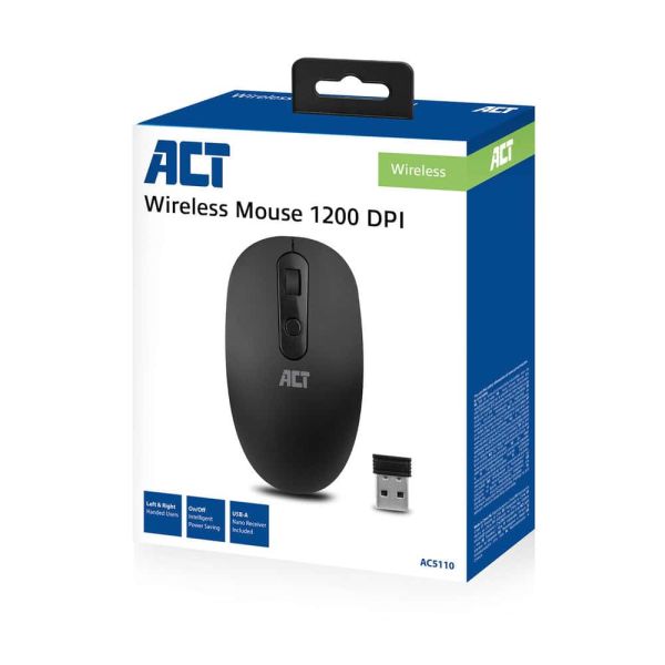 ACT AC5110 muis Ambidextrous RF Draadloos 1200 DPI (AC5110)