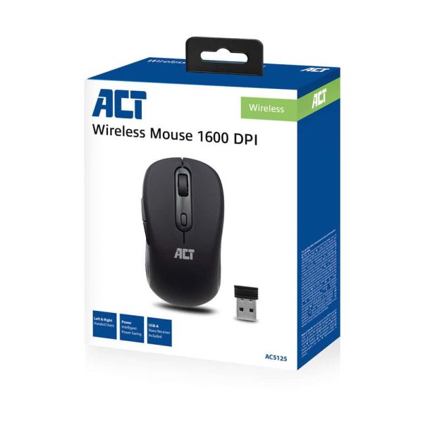 ACT AC5125 muis Rechtshandig RF Draadloos Optisch 1600 DPI (AC5125)