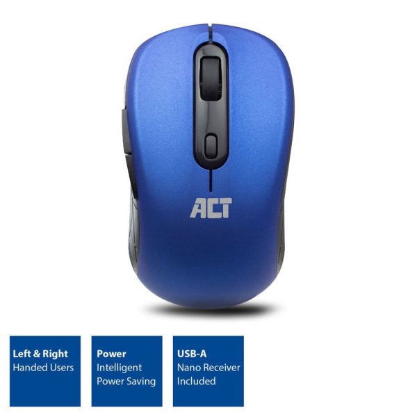 ACT AC5140 muis Rechtshandig RF Draadloos Optisch 1600 DPI (AC5140)