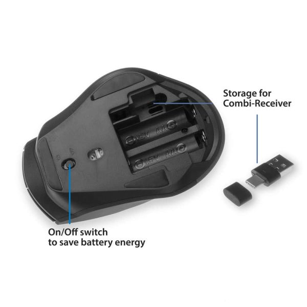 ACT AC5145 muis Rechtshandig Bluetooth IR LED 2400 DPI (AC5145)