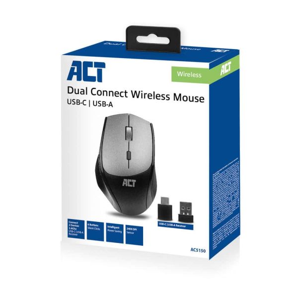 ACT AC5150 muis Rechtshandig RF Draadloos IR LED 2400 DPI (AC5150)