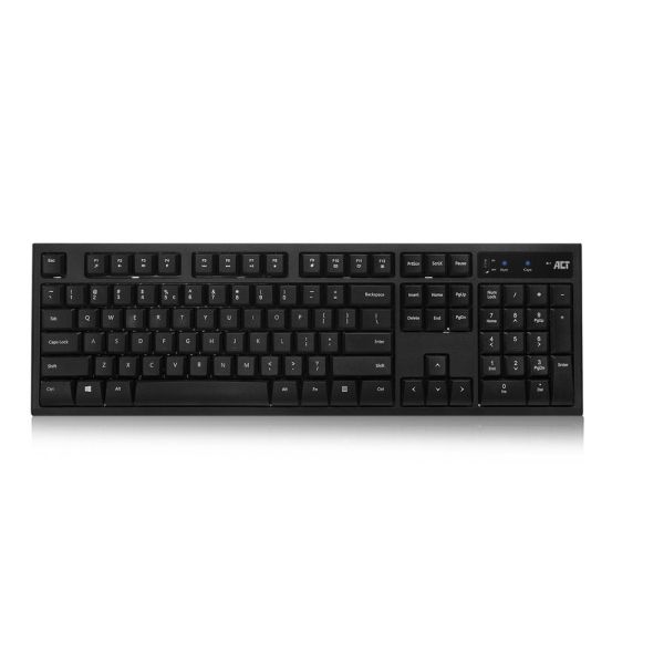 ACT AC5700 toetsenbord Inclusief muis RF Draadloos QWERTY US International Zwart (AC5700)