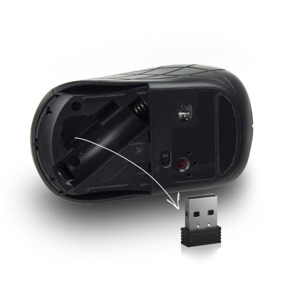 ACT AC5700 toetsenbord Inclusief muis RF Draadloos QWERTY US International Zwart (AC5700)