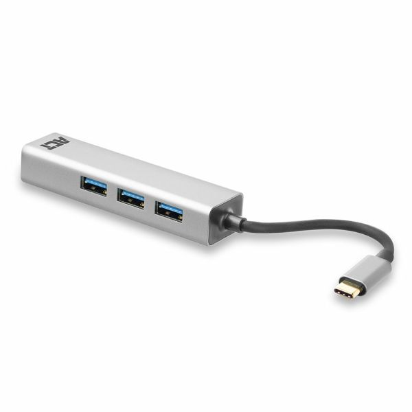 ACT AC7055 3-Poorts USB-C 3.2 (USB 3.0) Hub met Gigabit ethernet poort (AC7055)