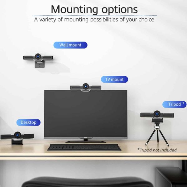ACT AC7990 camera voor videoconferentie 2 MP Zwart 1920 x 1080 Pixels 30 fps CMOS 25,4 / 2,8 mm (1 / 2.8") (AC7990)