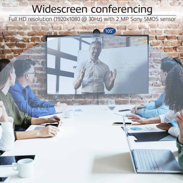ACT Full HD Conference Camera met microfoon, pan, tilt en zoom (AC7990) ACT Full HD Conference Camera met microfoon, pan, tilt en zoom (AC7990)