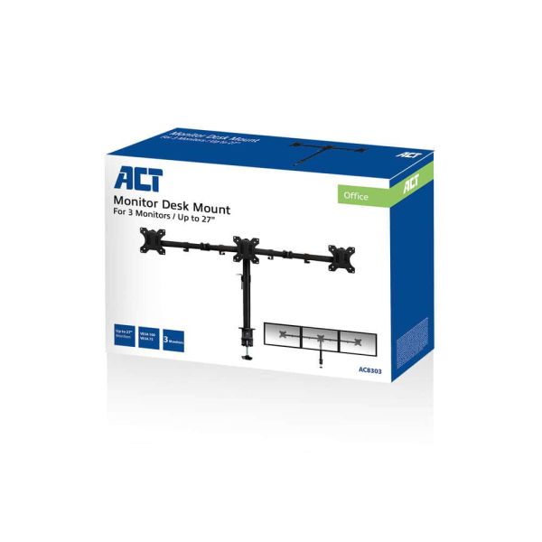 ACT Monitorarm, 3 schermen (AC8303)