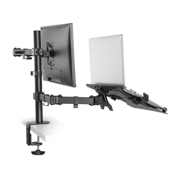 ACT Monitorarm met laptophouder, 1 scherm (AC8305)