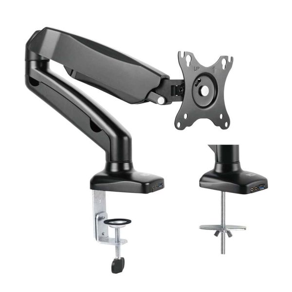 ACT Monitorarm office met gasveer, 1 scherm (AC8311)