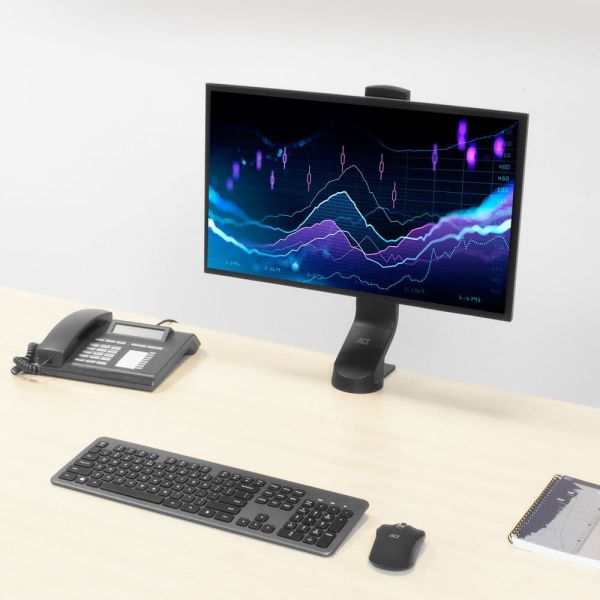 ACT Monitorarm 34" office, 1 scherm, eenvoudig in hoogte verstelbaar (AC8321) ACT Monitorarm 34" office, 1 scherm, eenvoudig in hoogte verstelbaar (AC8321)