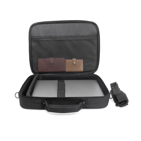 ACT Office schoudertas voor laptops tot 16,1”, gemaakt van gerecyclede plastic flessen (AC8500) ACT Office schoudertas voor laptops tot 16,1”, gemaakt van gerecyclede plastic flessen (AC8500)