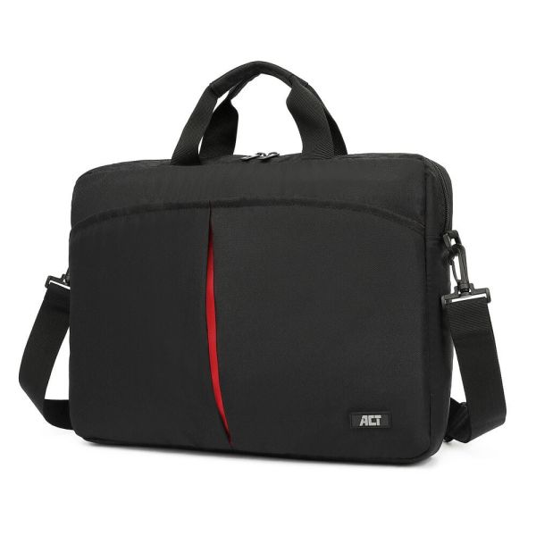 ACT City schoudertas voor laptops tot 16,1”, gemaakt van gerecyclede plastic flessen