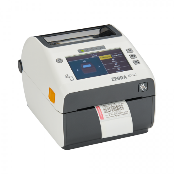 Zebra ZD621t Healthcare 300 dpi Labelprinter met Kleurendisplay (ZD6AH43-30EL02EZ)