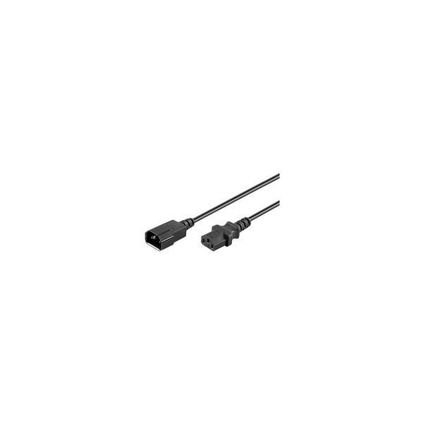Microconnect AK 5029 electriciteitssnoer Zwart 0,6 m C13 stekker C14 stekker (AK5029)