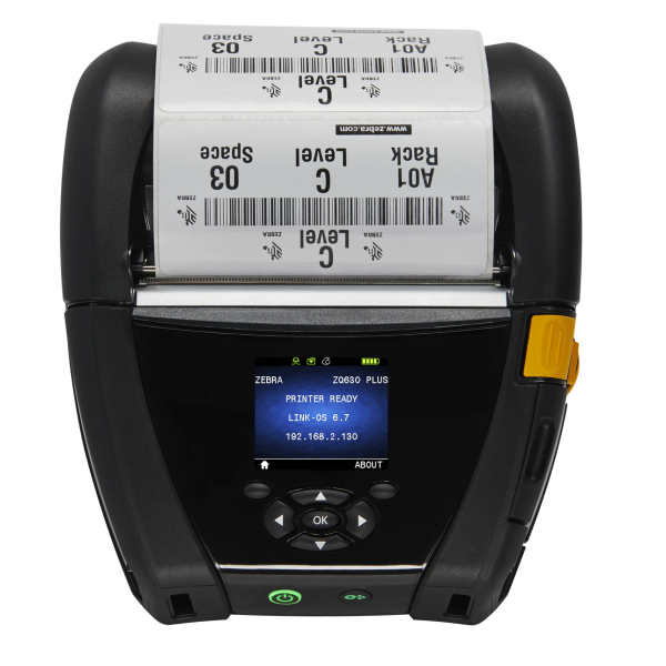 Zebra ZQ630 Plus Mobile Label Printer 203 (ZQ63-AUWBE14-00)