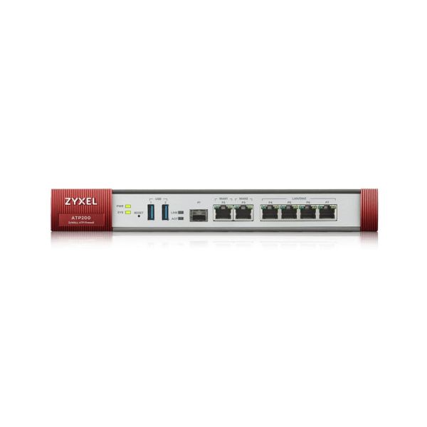 Zyxel ATP200 firewall (hardware) Desktop 2 Gbit/s (ATP200-EU0102F) Zyxel ATP200 firewall (hardware) Desktop 2 Gbit/s (ATP200-EU0102F)