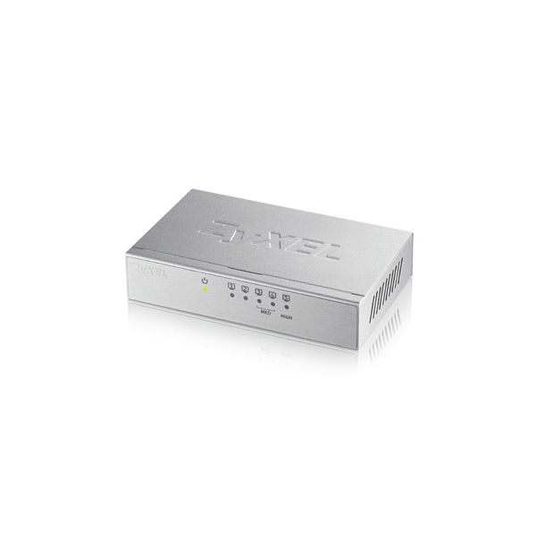 Zyxel GS-105B v3 Unmanaged L2+ Gigabit Ethernet (10/100/1000) Zilver (GS-105BV3-EU0101F)