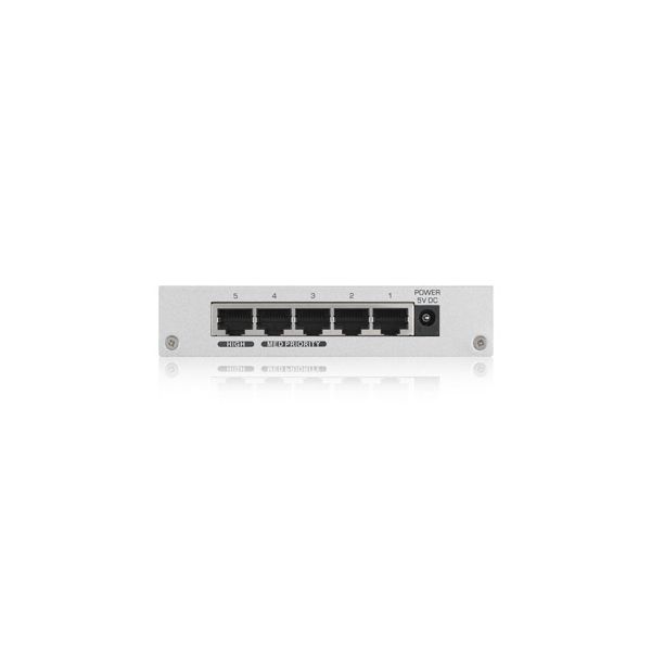 Zyxel GS-105B v3 Unmanaged L2+ Gigabit Ethernet (10/100/1000) Zilver (GS-105BV3-EU0101F)