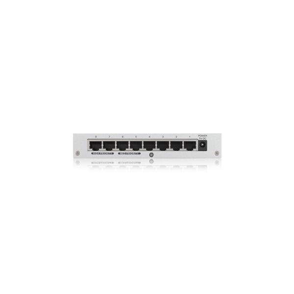 Zyxel GS-108B V3 Unmanaged L2+ Gigabit Ethernet (10/100/1000) Zilver (GS-108BV3-EU0101F)