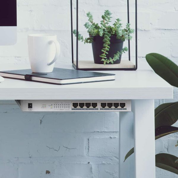 Zyxel GS1008HP Unmanaged Gigabit Ethernet (10/100/1000) Power over Ethernet (PoE) Grijs (GS1008HP-EU0101F)