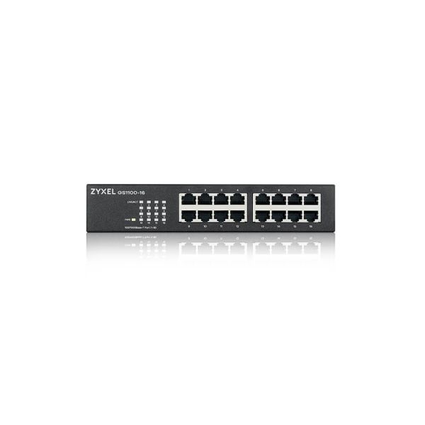 Zyxel GS1100-16 Unmanaged Gigabit Ethernet (10/100/1000) (GS1100-16-EU0103F)