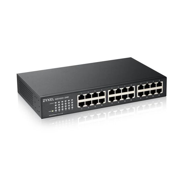 Zyxel GS1100-24E Unmanaged Gigabit Ethernet (10/100/1000) Zwart (GS1100-24E-EU0103F)
