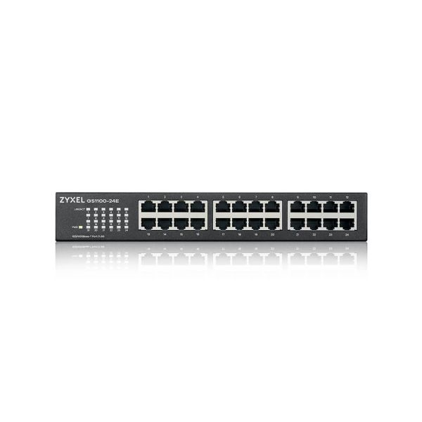 Zyxel GS1100-24E Unmanaged Gigabit Ethernet (10/100/1000) Zwart (GS1100-24E-EU0103F)