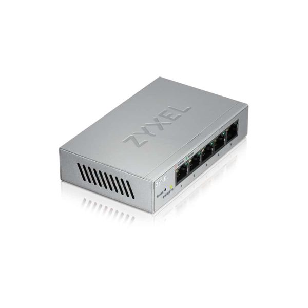 Zyxel GS1200-5 Managed Gigabit Ethernet (10/100/1000) Zilver (GS1200-5-EU0101F)