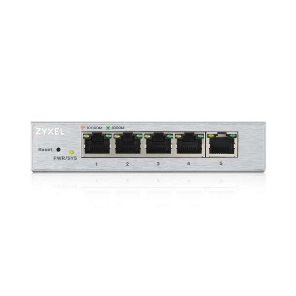 Zyxel GS1200-5 Managed Gigabit Ethernet (10/100/1000) Zilver (GS1200-5-EU0101F)
