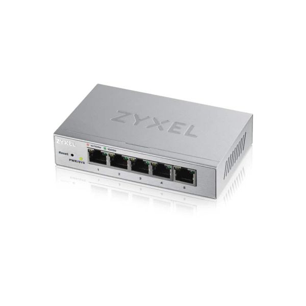 Zyxel GS1200-5 Managed Gigabit Ethernet (10/100/1000) Zilver (GS1200-5-EU0101F)