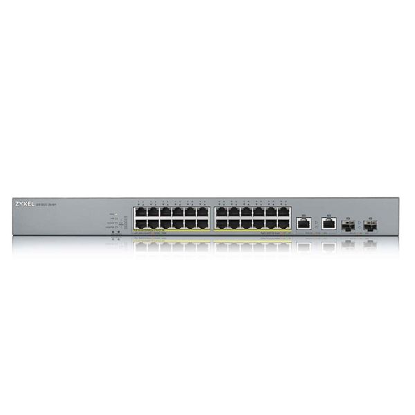 Zyxel GS1350-26HP-EU0101F netwerk-switch Managed L2 Gigabit Ethernet (10/100/1000) Power over Ethernet (PoE) Grijs (GS1350-26HP-EU0101F)