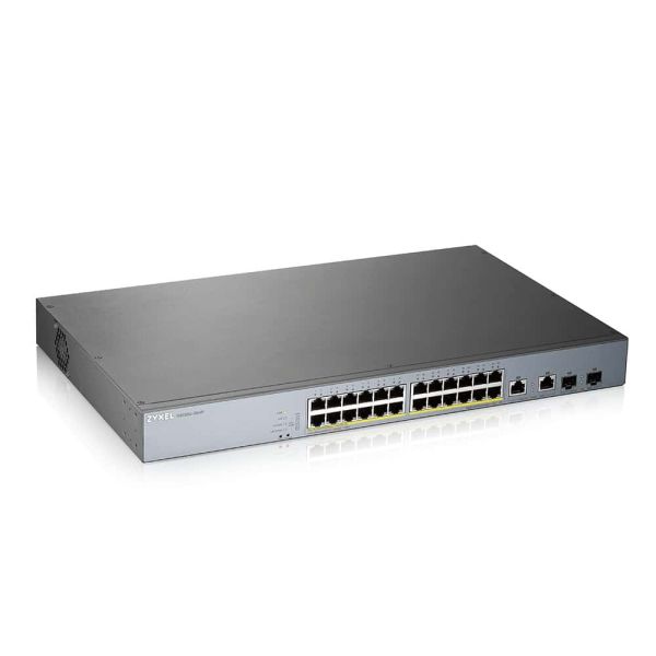 Zyxel GS1350-26HP-EU0101F netwerk-switch Managed L2 Gigabit Ethernet (10/100/1000) Power over Ethernet (PoE) Grijs (GS1350-26HP-EU0101F)
