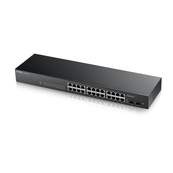 Zyxel GS-1900-24 v2 Managed L2 Gigabit Ethernet (10/100/1000) 1U Zwart (GS1900-24-EU0102F)