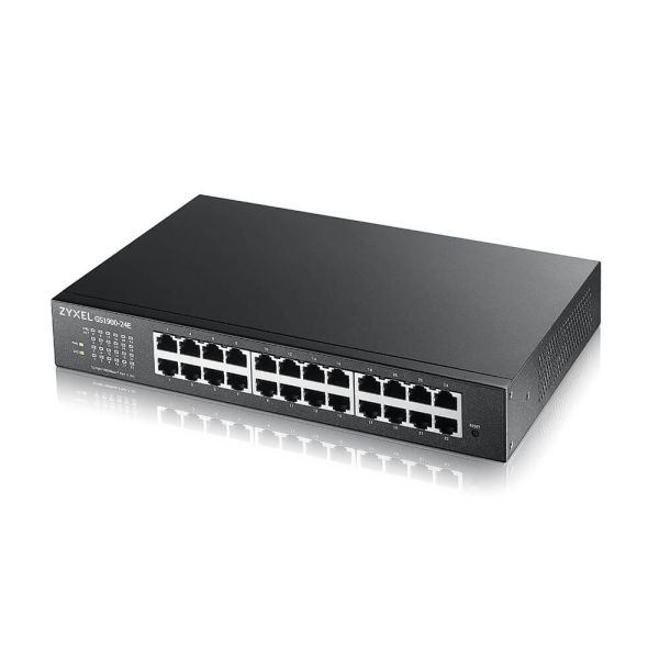 Zyxel GS1900-24E-EU0103F netwerk-switch Managed L2 Gigabit Ethernet (10/100/1000) 1U Zwart (GS1900-24E-EU0103F)