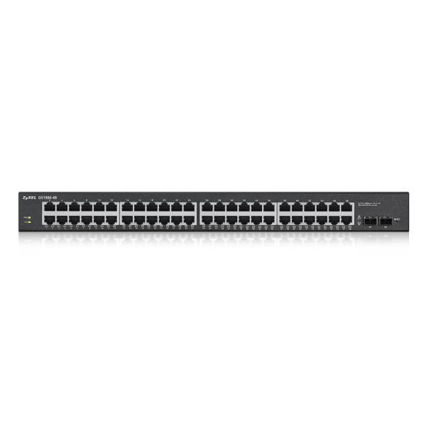 Zyxel GS1900-48 v2, 48-port GbE L2 Smart Switch, rackmount (GS1900-48-EU0102F)