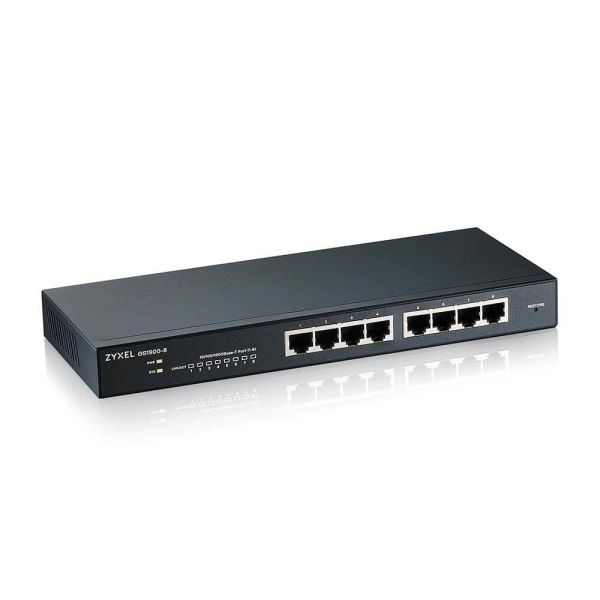 Zyxel GS1900-8 Managed L2 Gigabit Ethernet (10/100/1000) Zwart (GS1900-8-EU0102F)