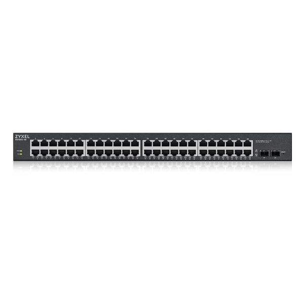 Zyxel GS1900-48HPv2 Managed L2 Gigabit Ethernet (10/100/1000) Power over Ethernet (PoE) Zwart (GS190048HPV2-EU0101F)