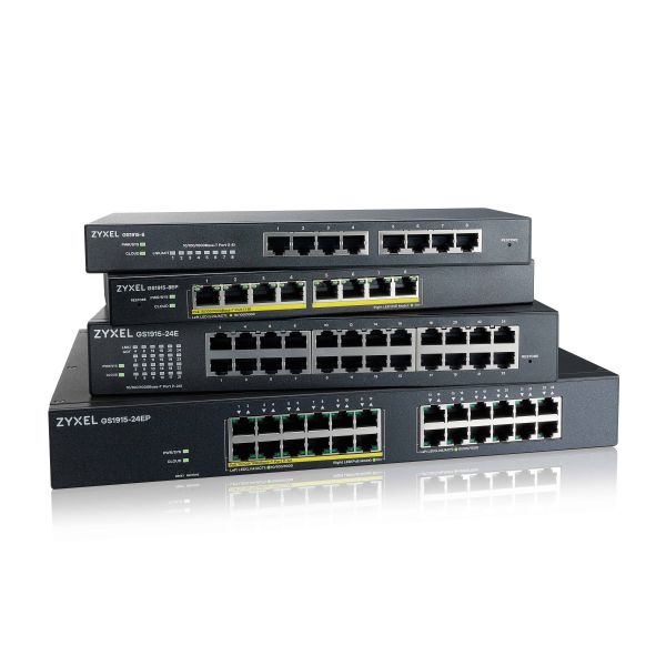 Zyxel GS1915-24E Managed L2 Gigabit Ethernet (10/100/1000) 1U Zwart (GS1915-24E-EU0101F)
