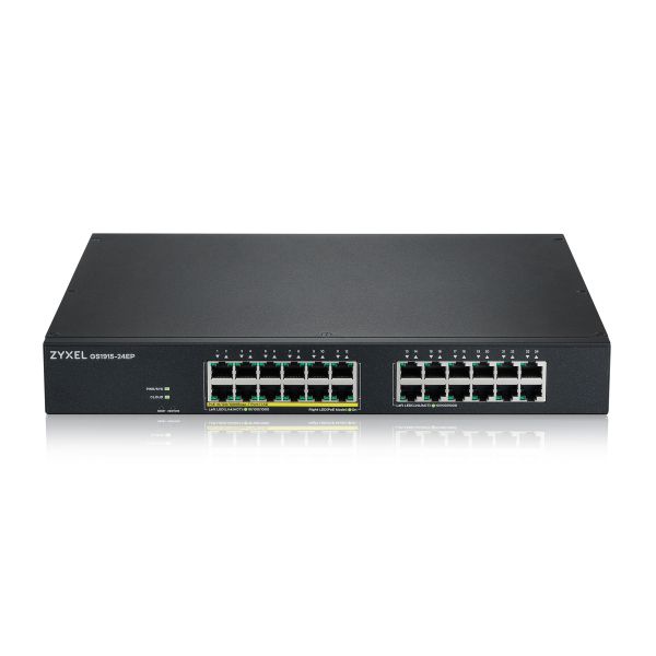 Zyxel GS1915-24EP Managed L2 Gigabit Ethernet (10/100/1000) Power over Ethernet (PoE) 1U Zwart (GS1915-24EP-EU0101F)