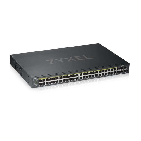 Zyxel GS1920-48HPV2 Managed Gigabit Ethernet (10/100/1000) Power over Ethernet (PoE) Zwart (GS1920-48HPV2-EU0101F)