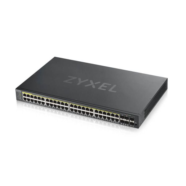 Zyxel GS1920-48HPV2 Managed Gigabit Ethernet (10/100/1000) Power over Ethernet (PoE) Zwart (GS192048HPV2-EU0101F)