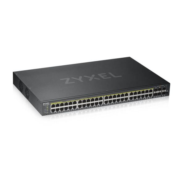 Zyxel GS1920-48HPV2 Managed Gigabit Ethernet (10/100/1000) Power over Ethernet (PoE) Zwart (GS192048HPV2-EU0101F)