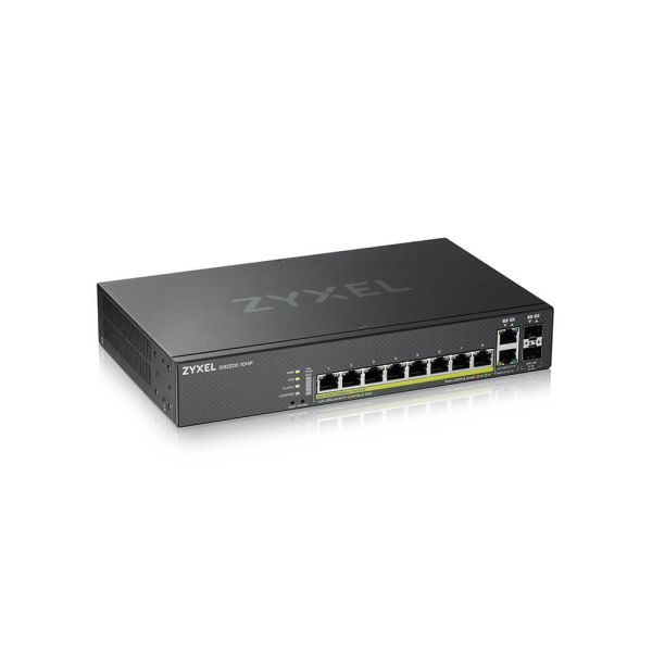 Zyxel GS2220-10HP-EU0101F netwerk-switch Managed L2 Gigabit Ethernet (10/100/1000) Power over Ethernet (PoE) Zwart (GS2220-10HP-EU0101F)