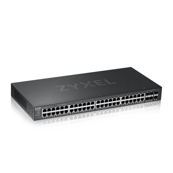 Zyxel GS2220-50-EU0101F netwerk-switch Managed L2 Gigabit Ethernet (10/100/1000) Zwart (GS2220-50-EU0101F)