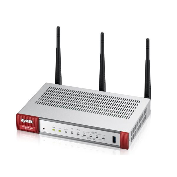 Zyxel USG20W-VPN-EU0101F draadloze router Gigabit Ethernet Dual-band (2.4 GHz / 5 GHz) 4G Grijs, Rood (USG20W-VPN-EU0101F)