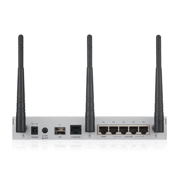 Zyxel USG20W-VPN-EU0101F draadloze router Gigabit Ethernet Dual-band (2.4 GHz / 5 GHz) 4G Grijs, Rood (USG20W-VPN-EU0101F)