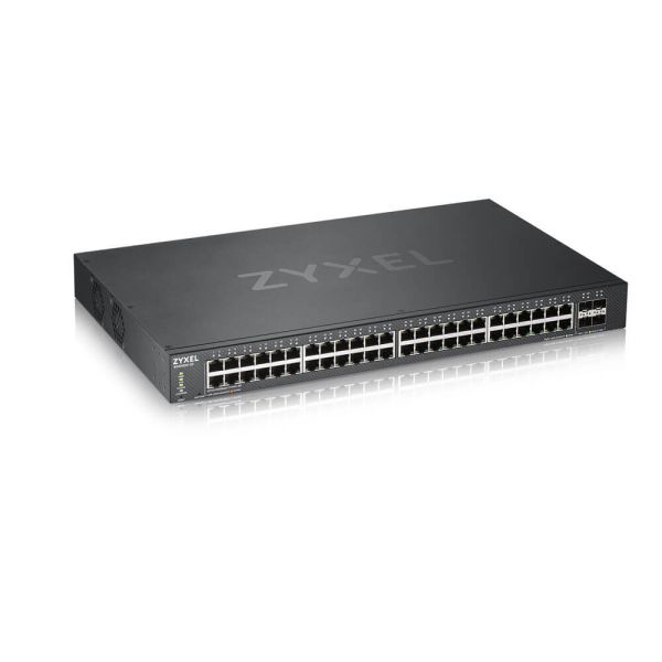 Zyxel XGS1930-52 Managed L3 Gigabit Ethernet (10/100/1000) Zwart (XGS1930-52-EU0101F) Zyxel XGS1930-52 Managed L3 Gigabit Ethernet (10/100/1000) Zwart (XGS1930-52-EU0101F)