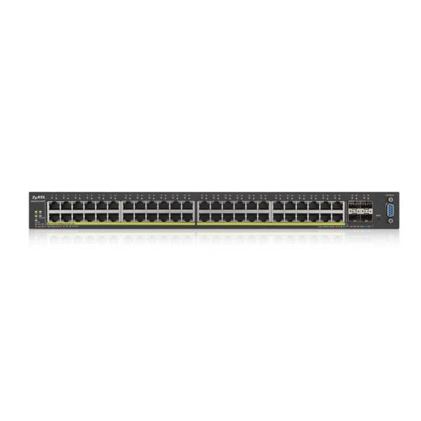 Zyxel XGS2210-52HP Managed L2 Gigabit Ethernet (10/100/1000) Power over Ethernet (PoE) 1U Zwart (XGS2210-52HP-EU0101F)