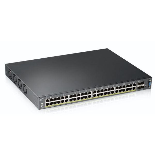 Zyxel XGS2210-52HP Managed L2 Gigabit Ethernet (10/100/1000) Power over Ethernet (PoE) 1U Zwart (XGS2210-52HP-EU0101F)